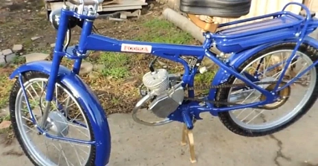 РМЗ Рига, 1979г, Цепь привод, 1 передача