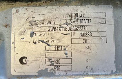 Daewoo Matiz, 2012г, передний привод, механика