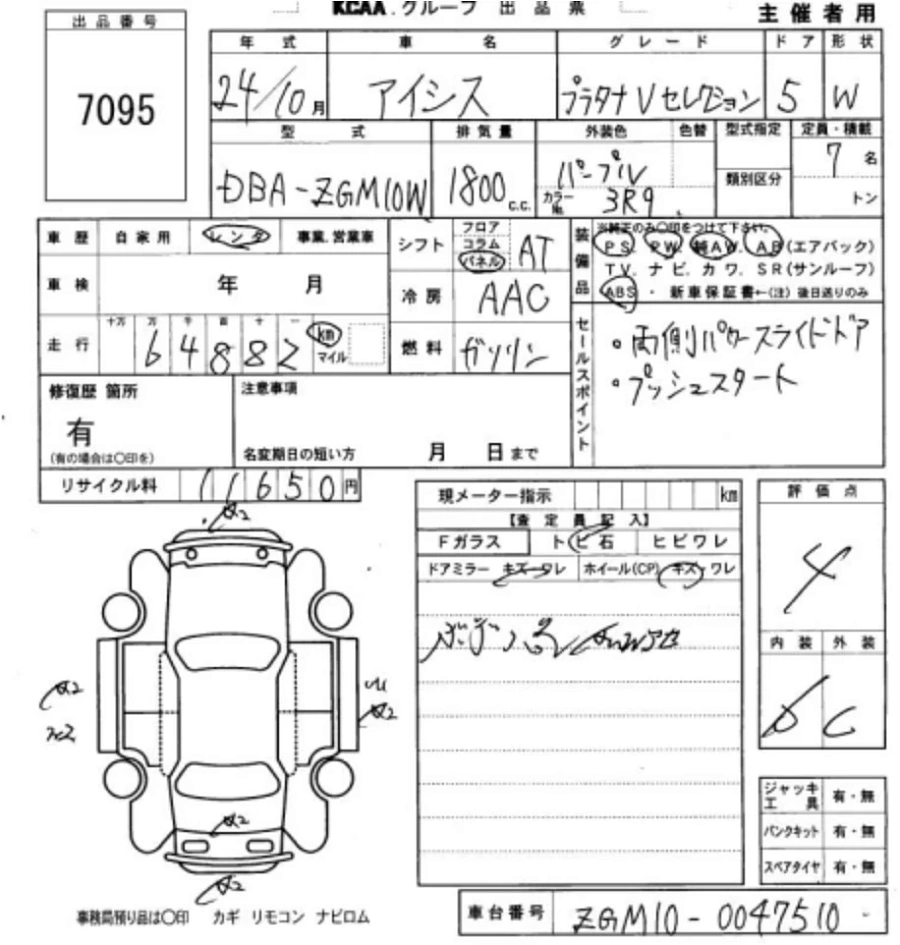 Toyota ISis, 2012г., передний привод, вариатор